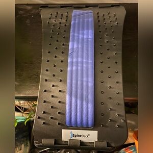 SpineDeck Black and Blue Back Stretcher